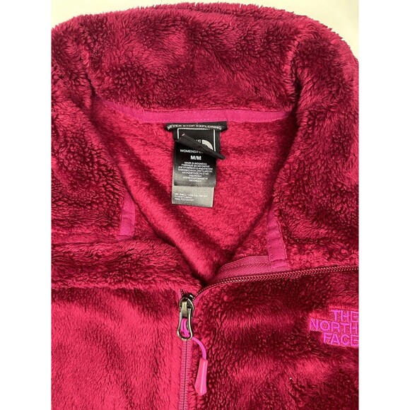 The North Face Fleece Jacket Women’s Pink/Purple Full Zip Winter Fuzzy Size M - Picture 5 of 8